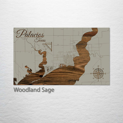 Palacios, Texas Street Map