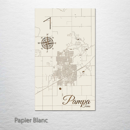 Pampa, Texas Street Map