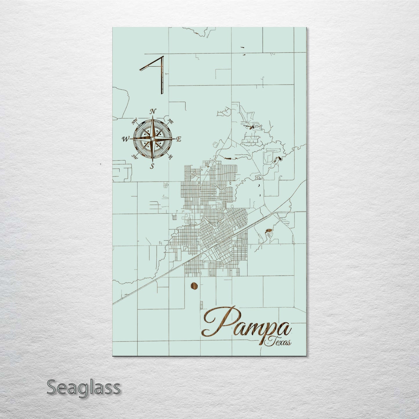 Pampa, Texas Street Map