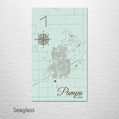 Pampa, Texas Street Map