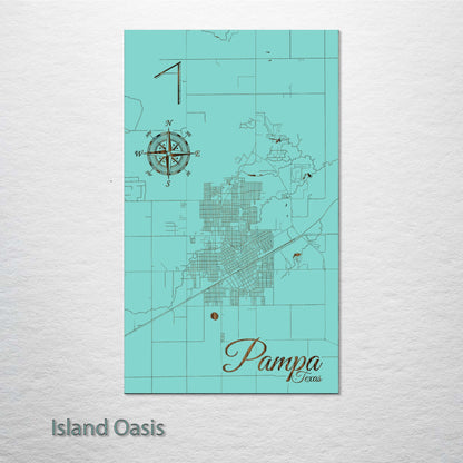 Pampa, Texas Street Map