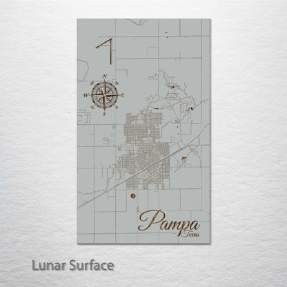 Pampa, Texas Street Map
