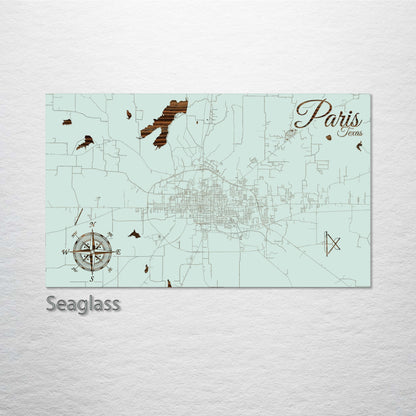 Paris, Texas Street Map