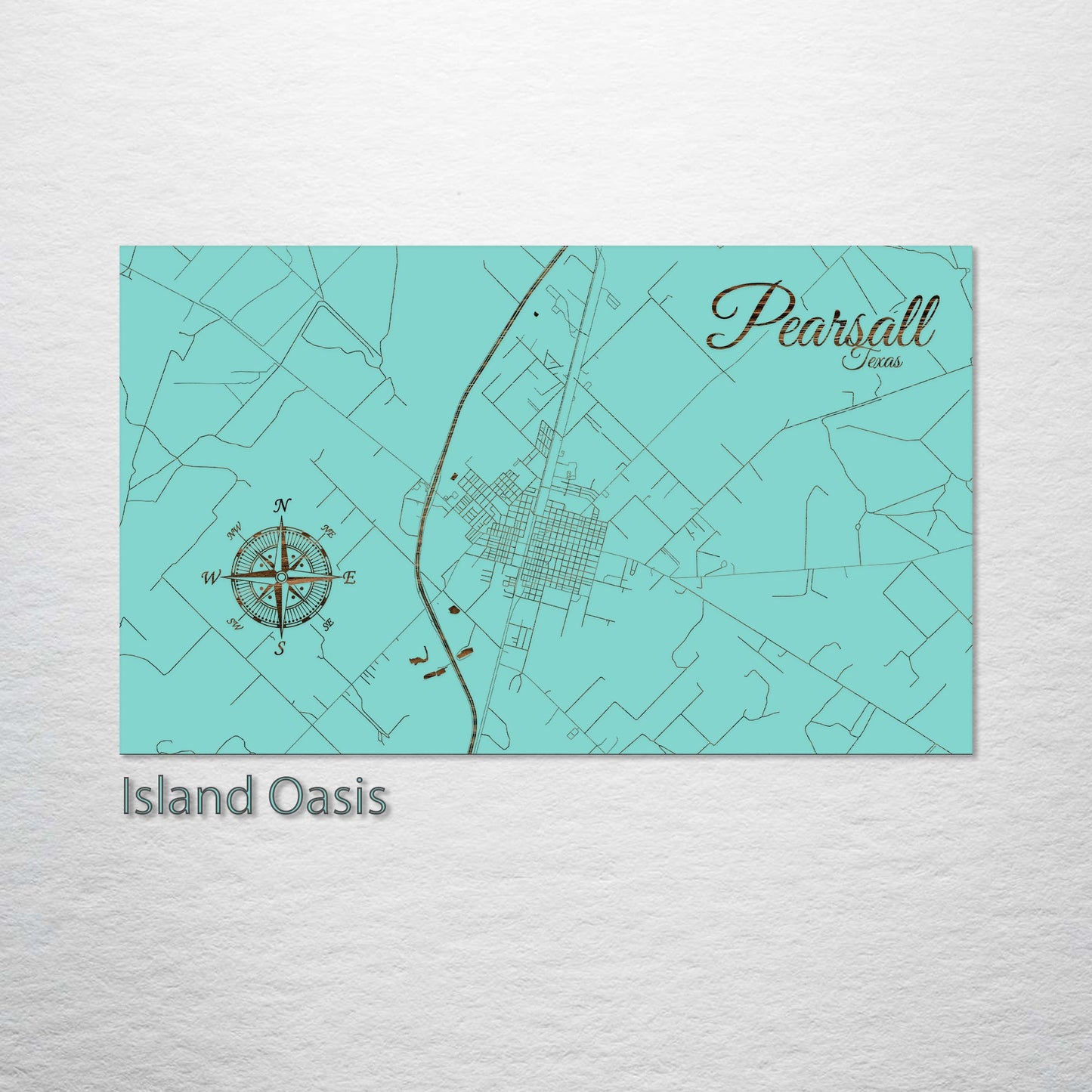 Pearsall, Texas Street Map