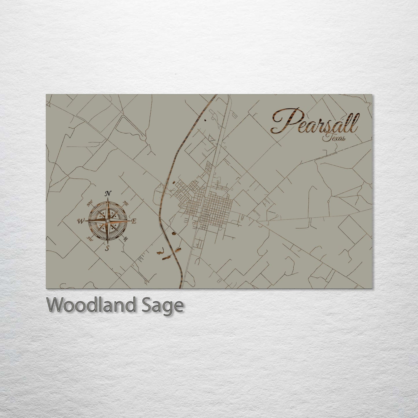 Pearsall, Texas Street Map
