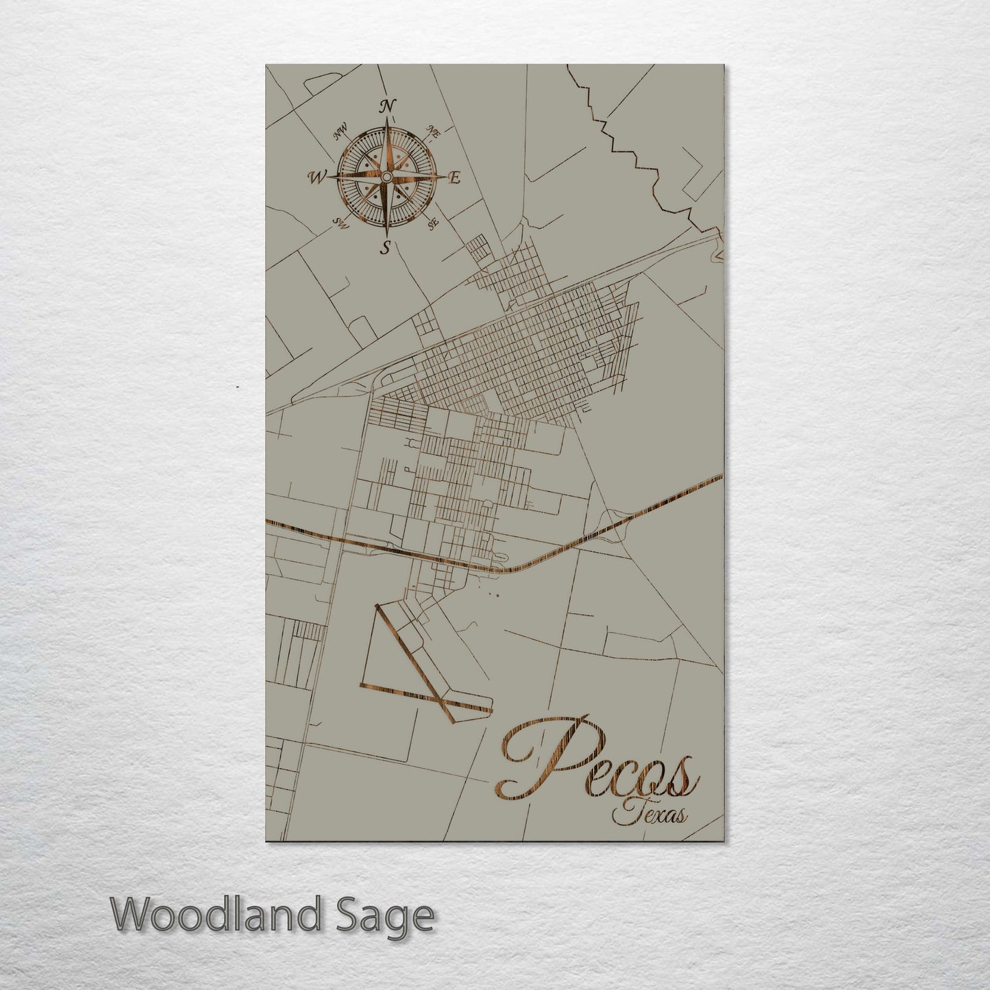 Pecos, Texas Street Map
