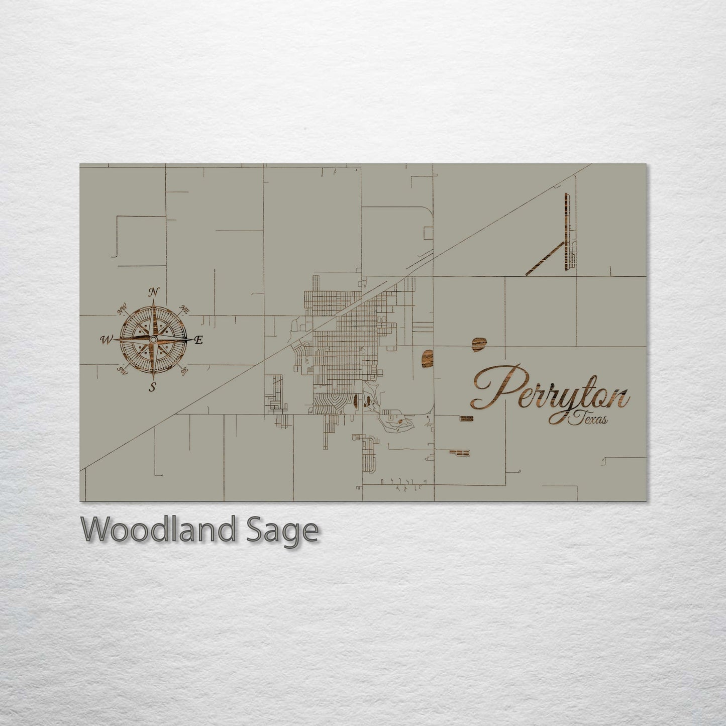 Perryton, Texas Street Map