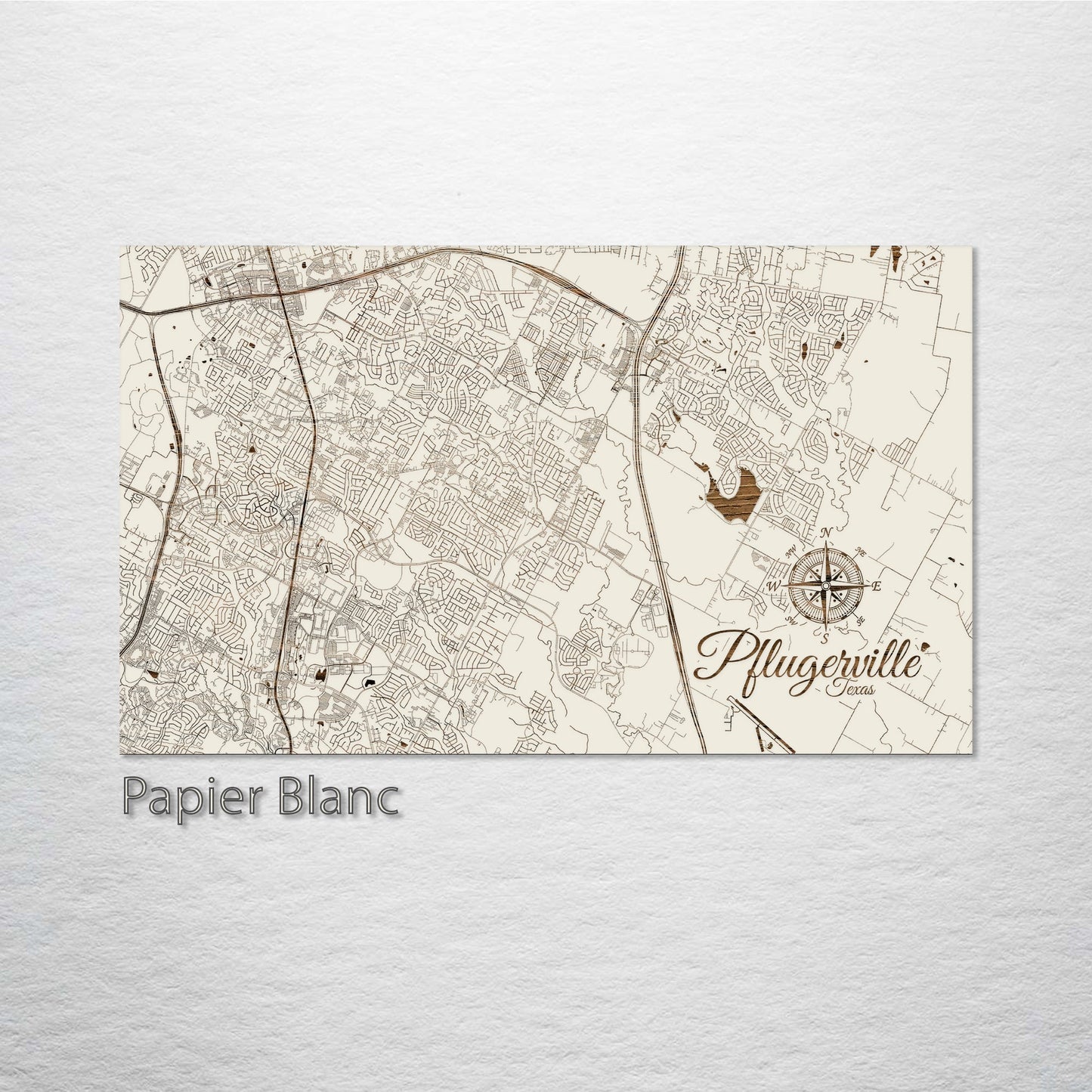 Pflugerville, Texas Street Map