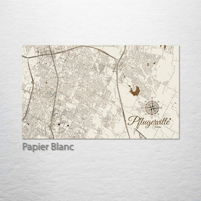 Pflugerville, Texas Street Map