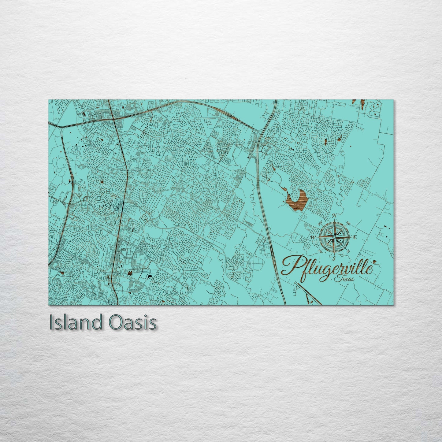 Pflugerville, Texas Street Map