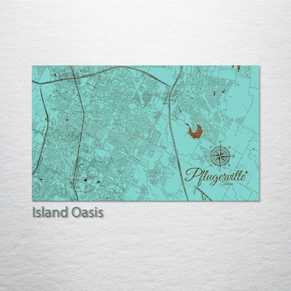 Pflugerville, Texas Street Map