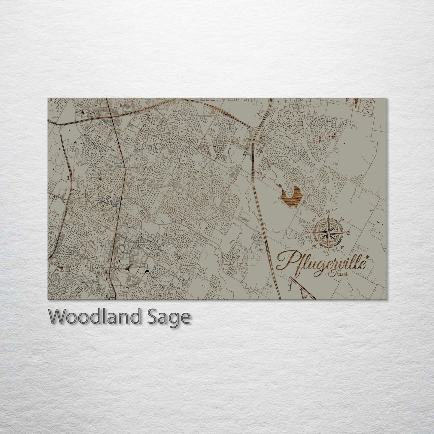 Pflugerville, Texas Street Map