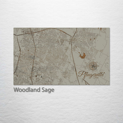 Pflugerville, Texas Street Map