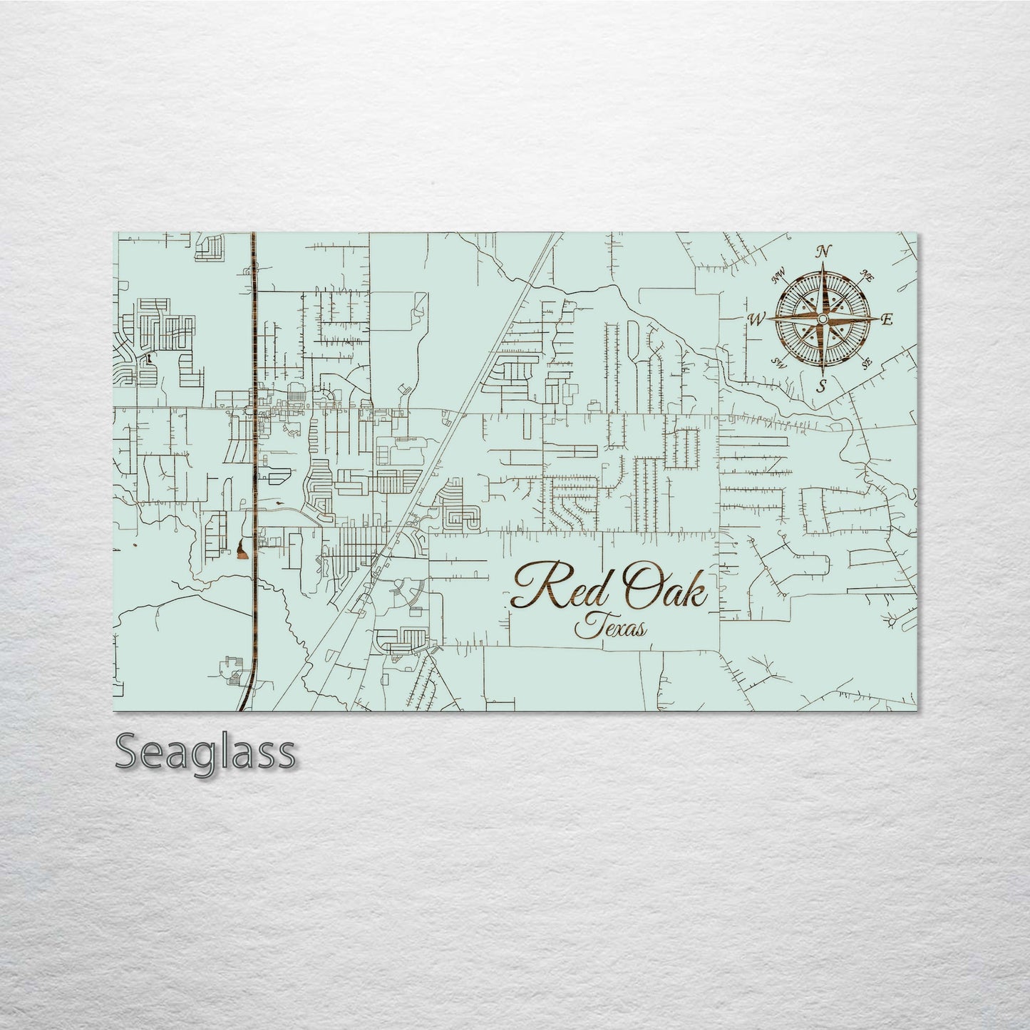 Red Oak, Texas Street Map