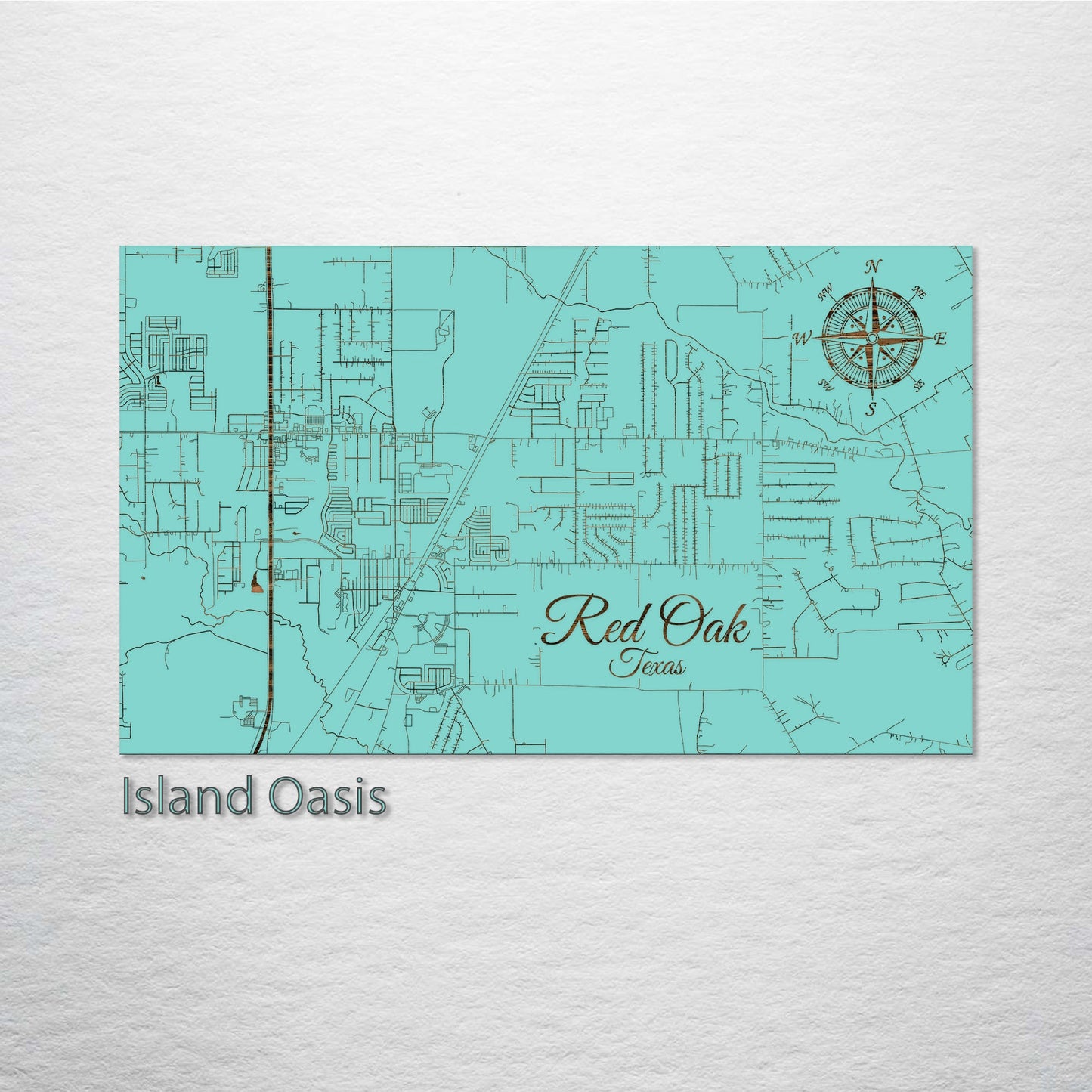 Red Oak, Texas Street Map