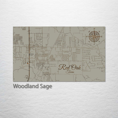 Red Oak, Texas Street Map