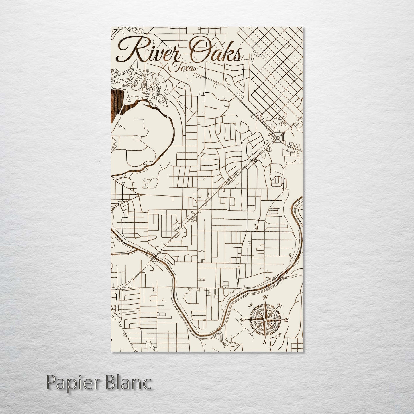 River Oaks, Texas Street Map