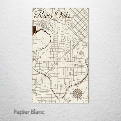 River Oaks, Texas Street Map