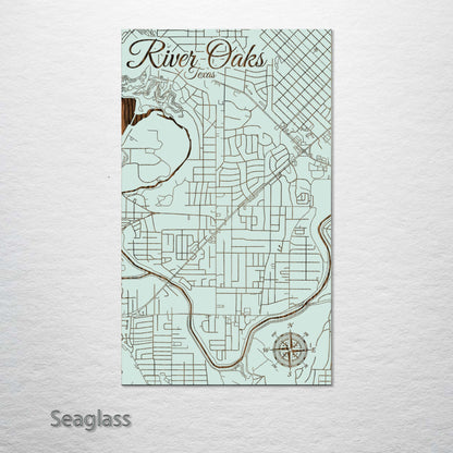 River Oaks, Texas Street Map