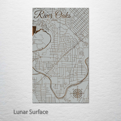 River Oaks, Texas Street Map