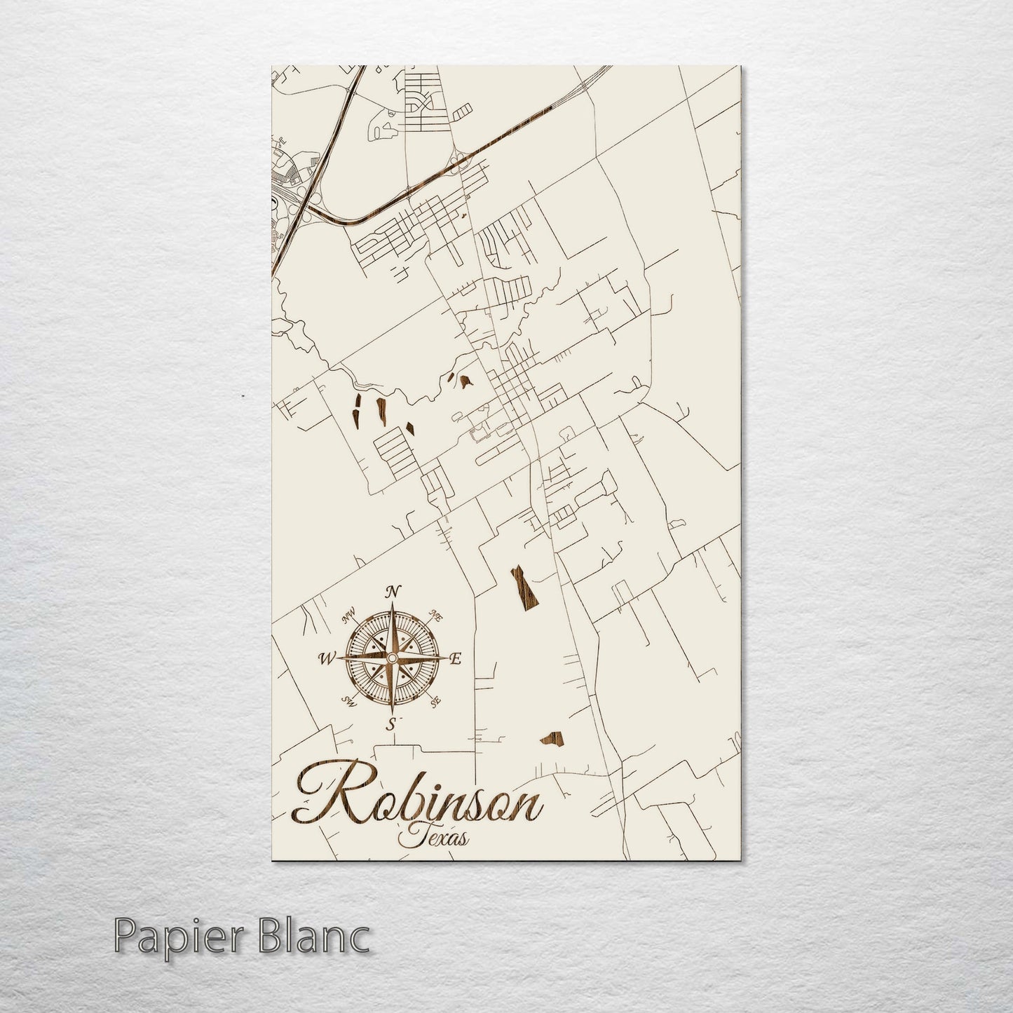 Robinson, Texas Street Map