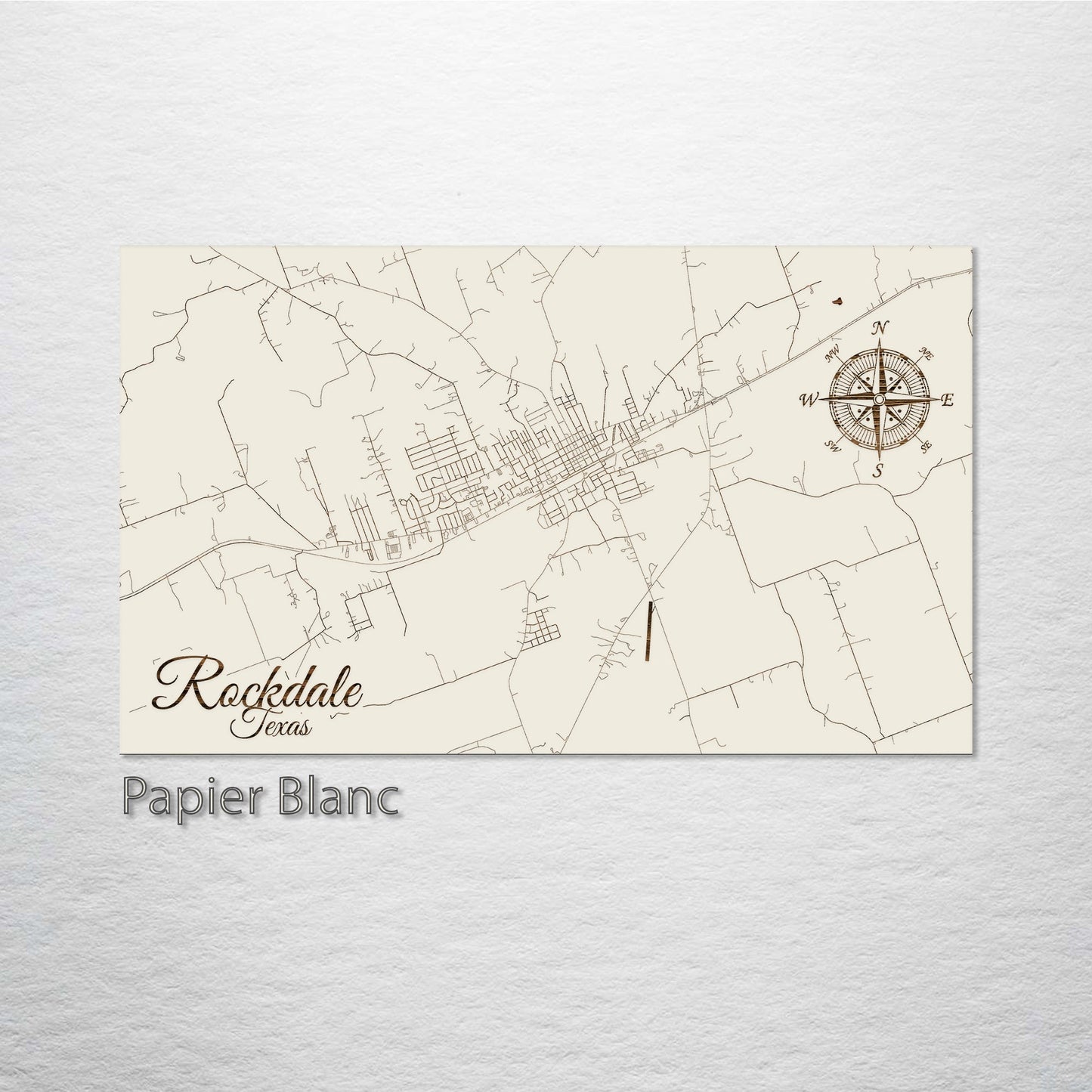 Rockdale, Texas Street Map