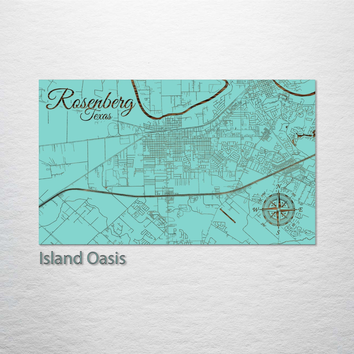 Rosenberg, Texas Street Map