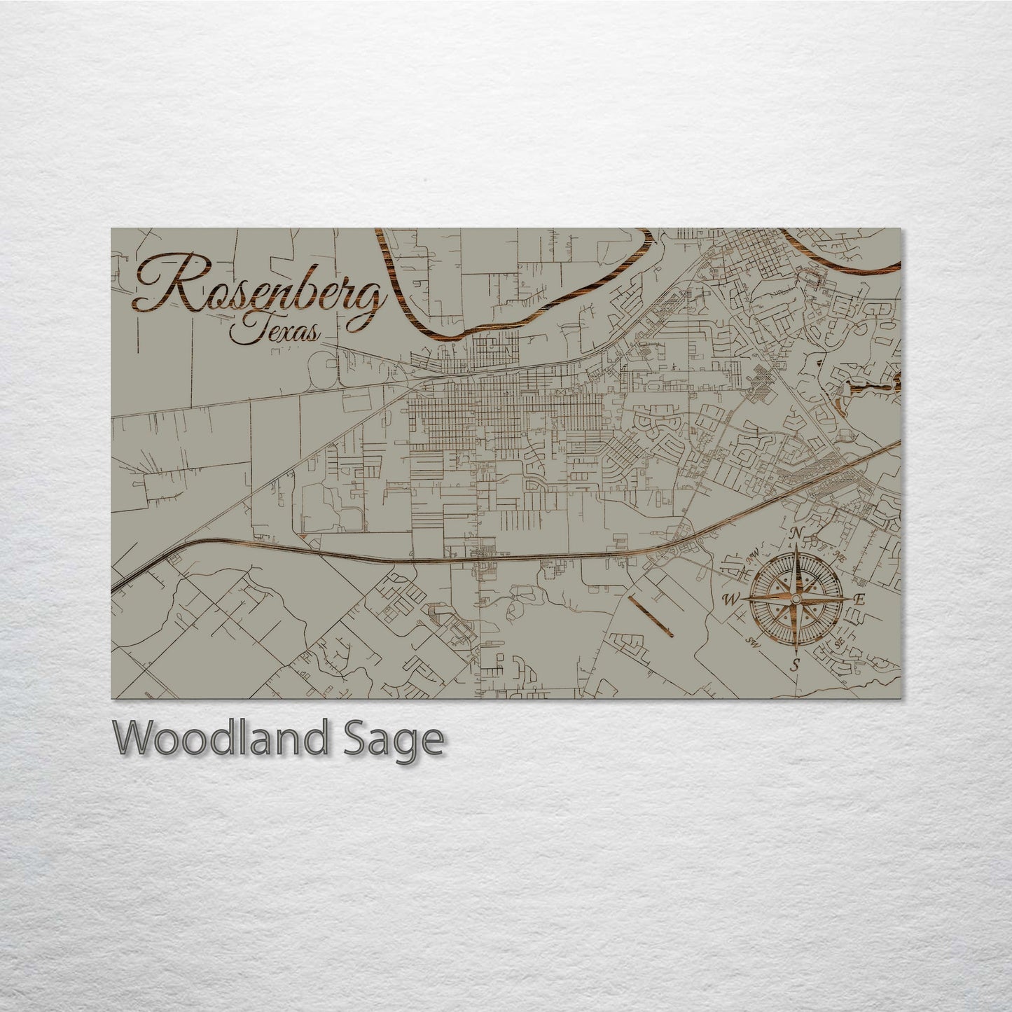 Rosenberg, Texas Street Map