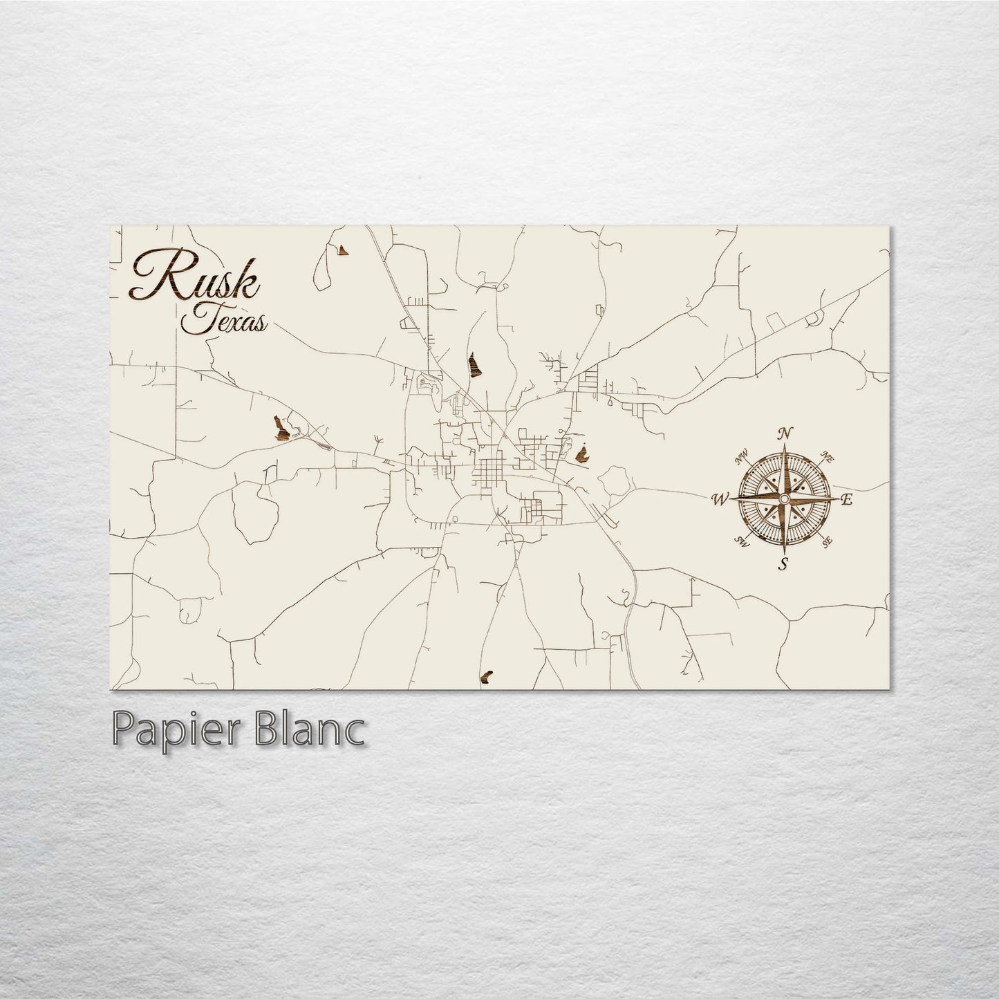 Rusk, Texas Street Map