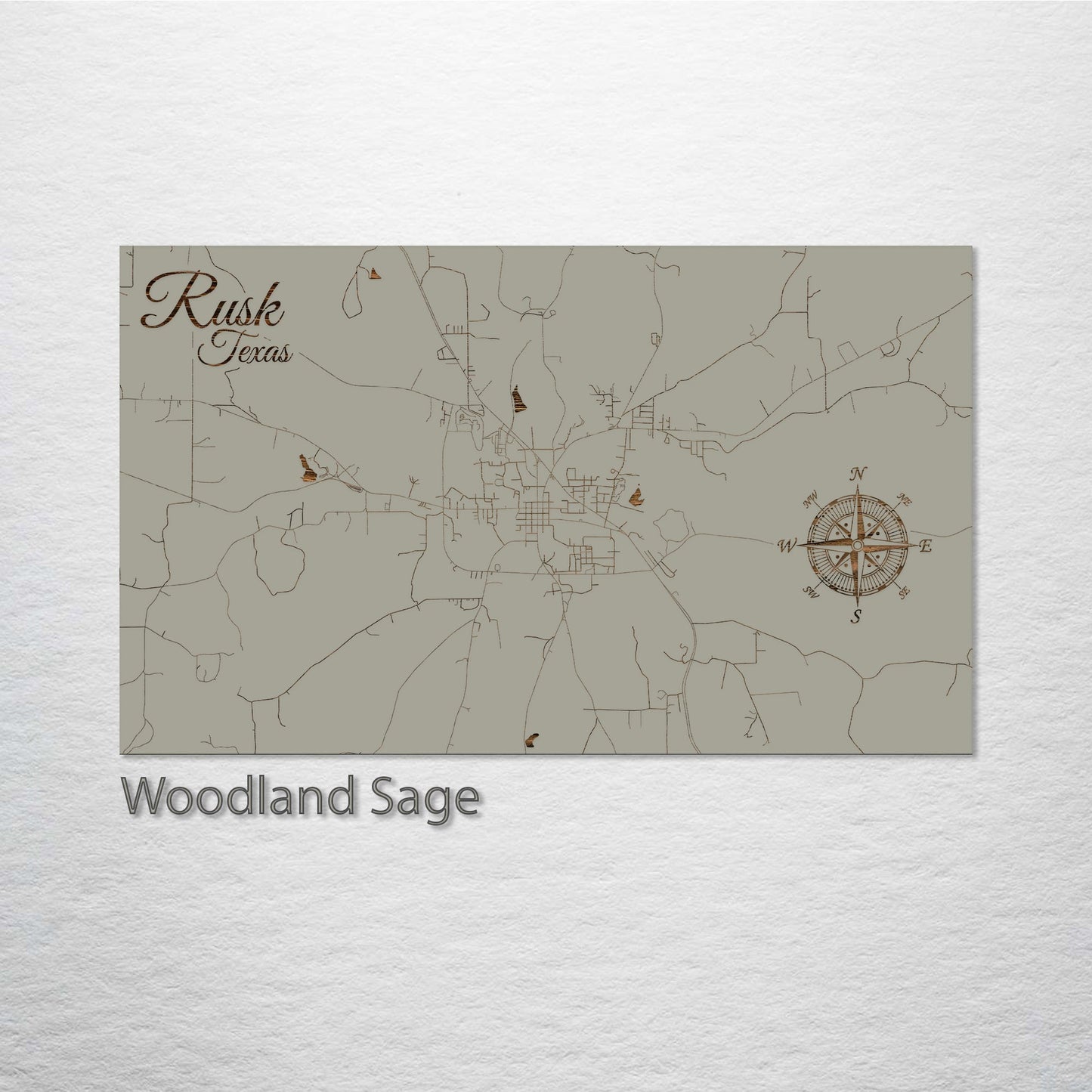 Rusk, Texas Street Map