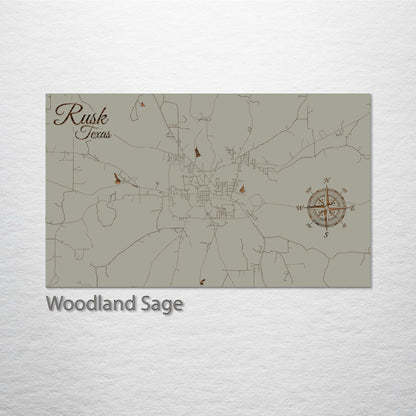 Rusk, Texas Street Map