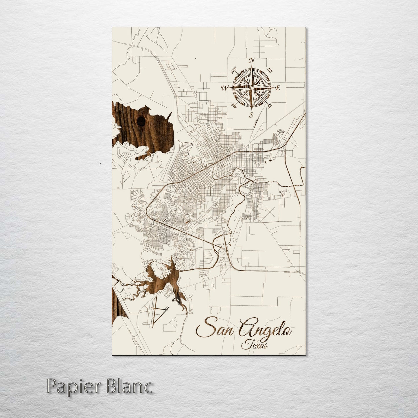 San Angelo, Texas Street Map