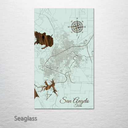 San Angelo, Texas Street Map