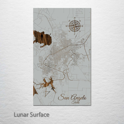 San Angelo, Texas Street Map