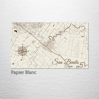 San Benito, Texas Street Map