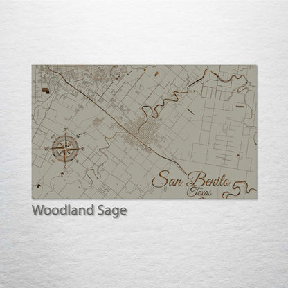 San Benito, Texas Street Map