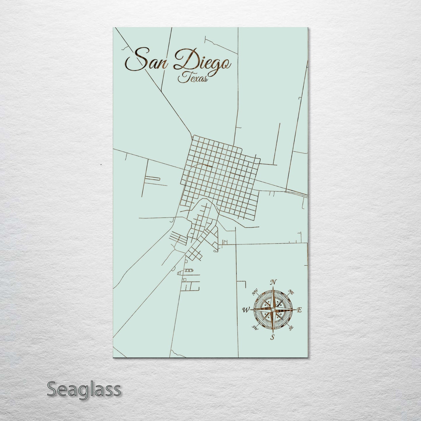 San Diego, Texas Street Map