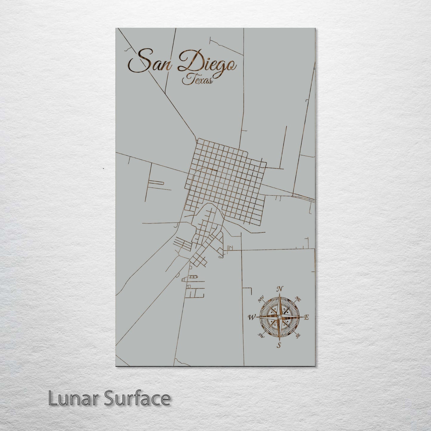 San Diego, Texas Street Map