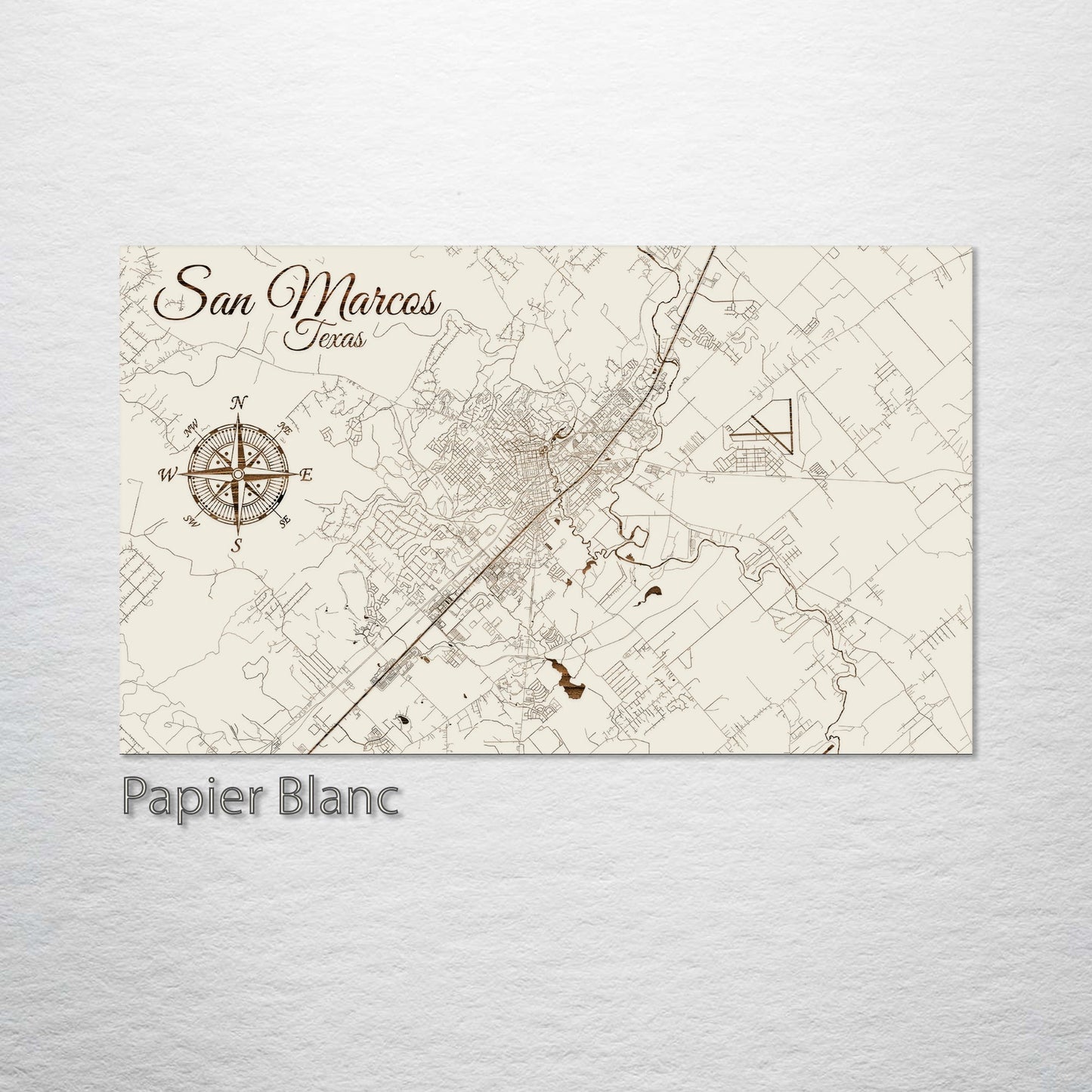 San Marcos, Texas Street Map