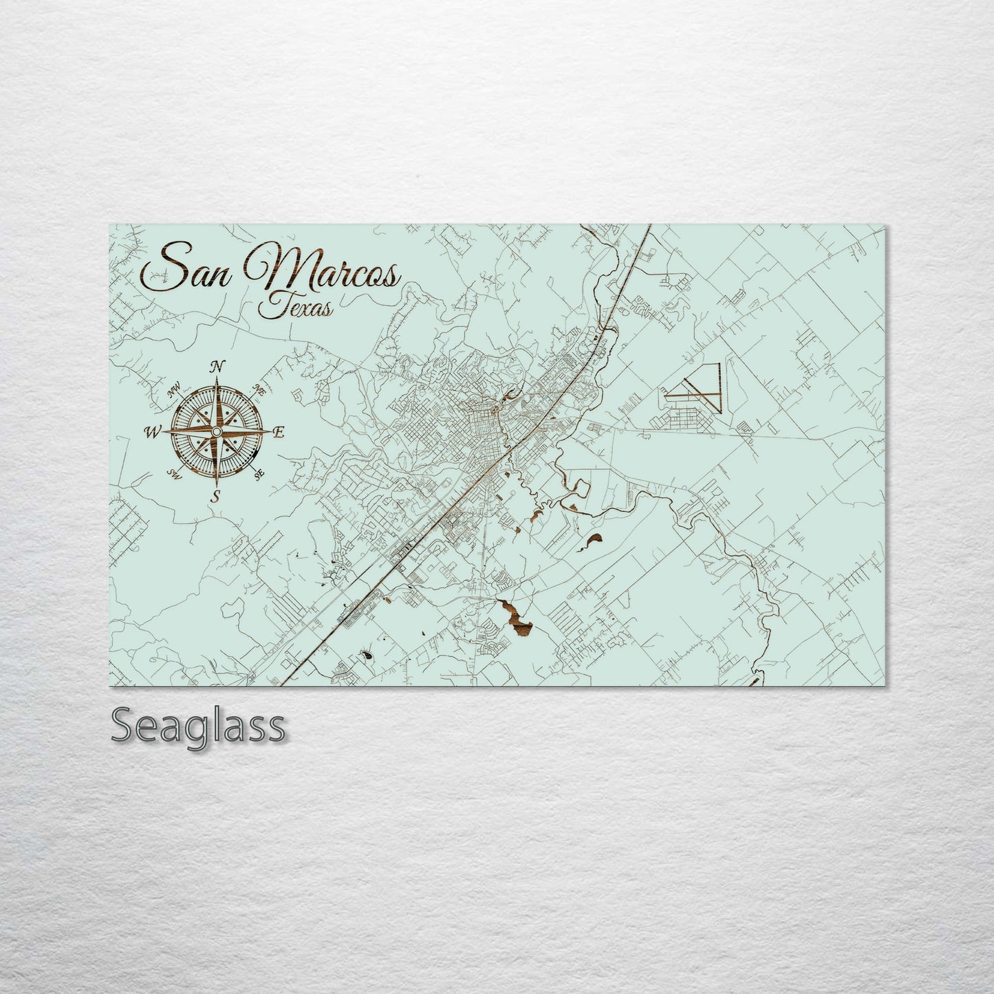 San Marcos, Texas Street Map