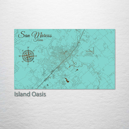 San Marcos, Texas Street Map