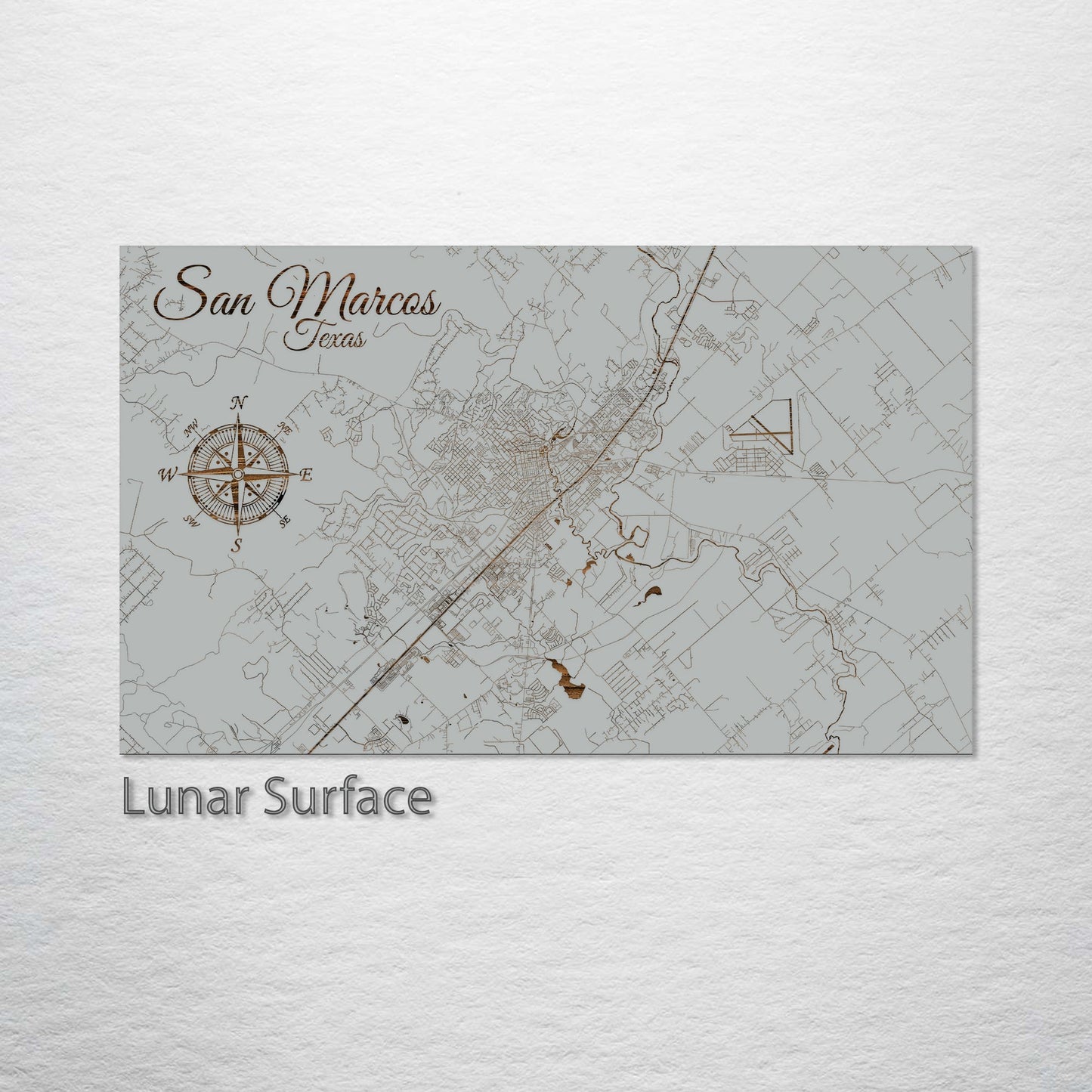 San Marcos, Texas Street Map