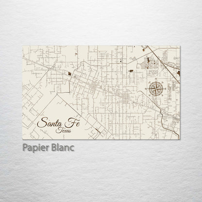 Santa Fe, Texas Street Map