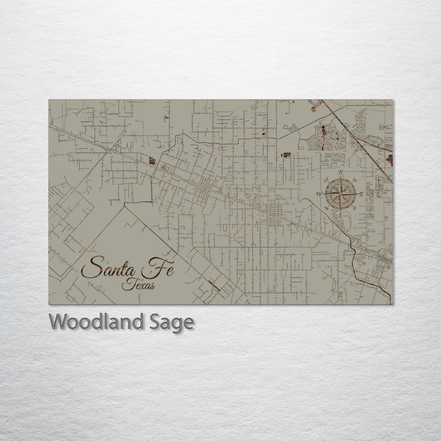 Santa Fe, Texas Street Map