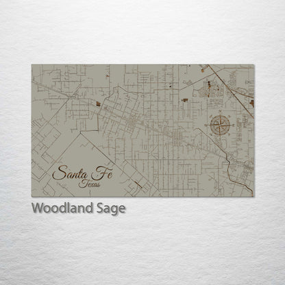 Santa Fe, Texas Street Map