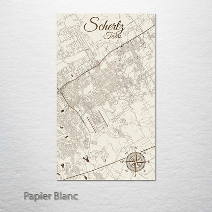 Schertz, Texas Street Map