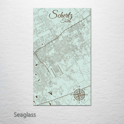Schertz, Texas Street Map