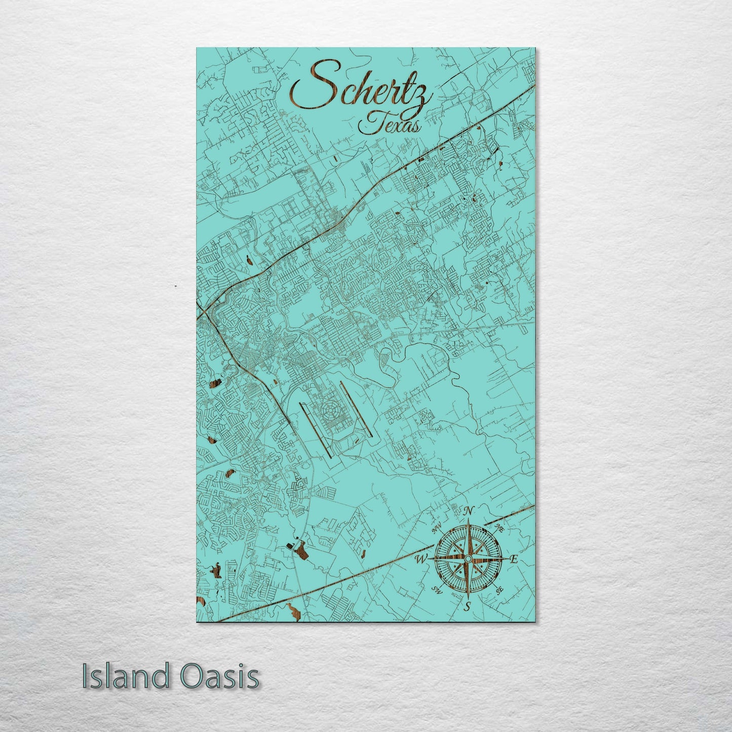 Schertz, Texas Street Map