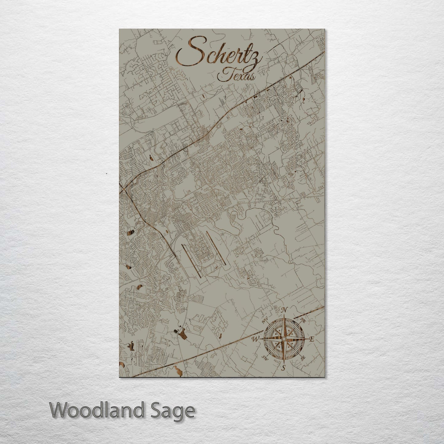 Schertz, Texas Street Map