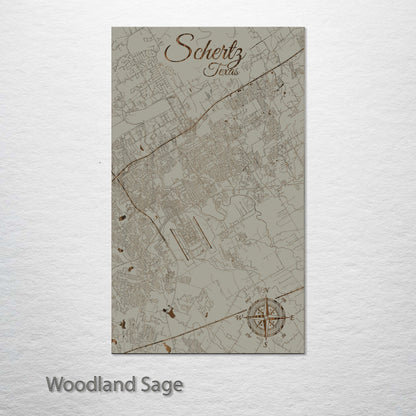 Schertz, Texas Street Map